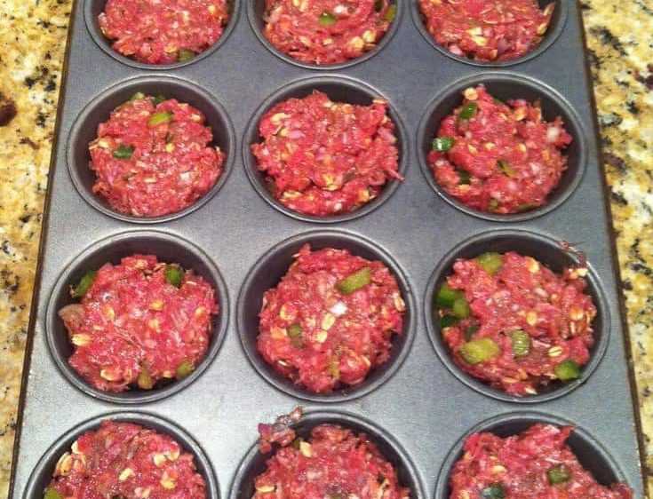 MAKE MEATLOAF IN A MUFFIN PAN