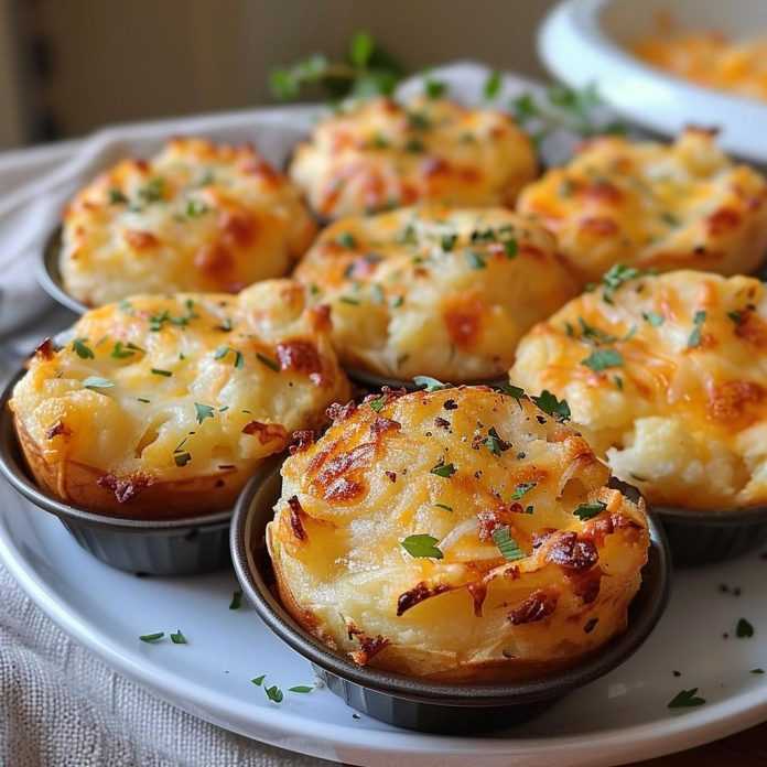 Cheesy Mashed Potato Puffs