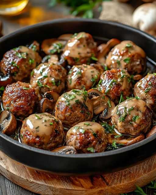 Mushroom Meatballs