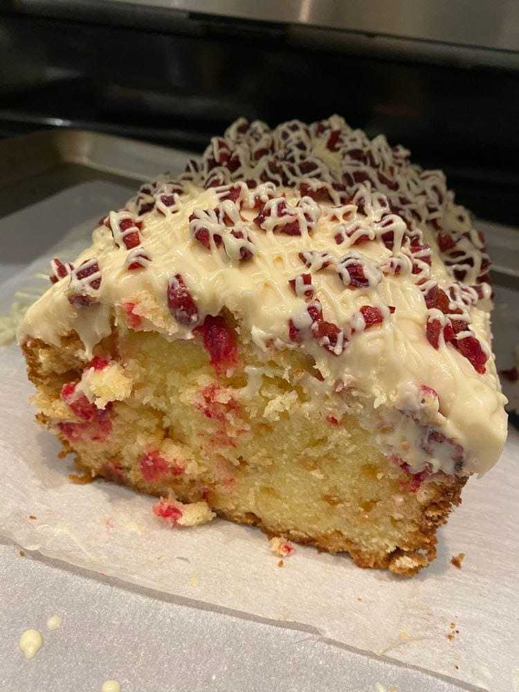 Cranberry Orange Bread with Simple Glaze