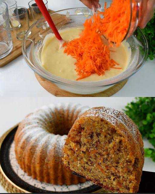 Carrot Walnut Cake Recipe