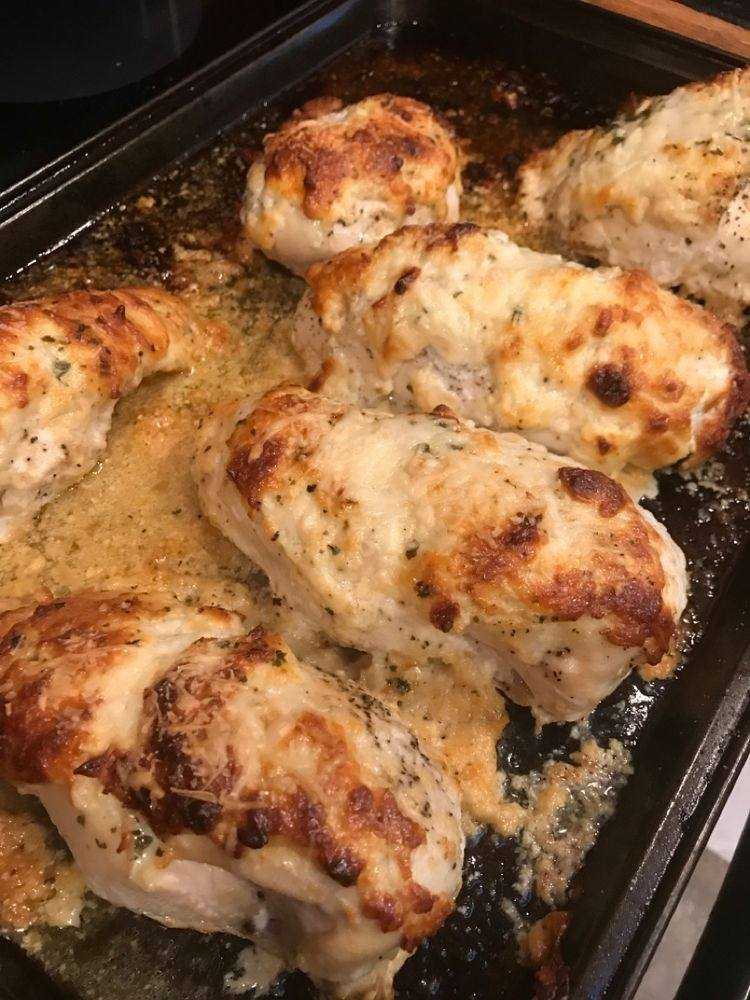 Baked Garlic Parmesan Chicken And Potatoes