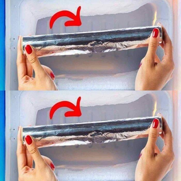 Why should you put aluminum foil in the freezer? You probably haven’t guessed it, it’s unexpected