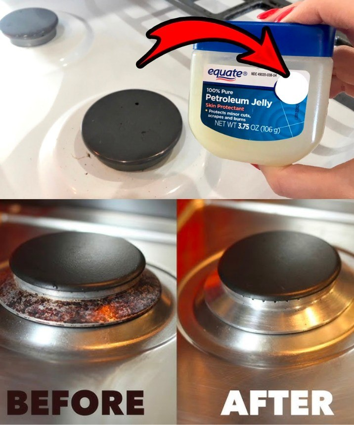 A Surprising Solution for Stubborn Stove Grease: Vaseline