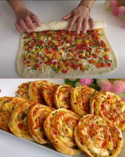 Homemade Veggie-Filled Dough