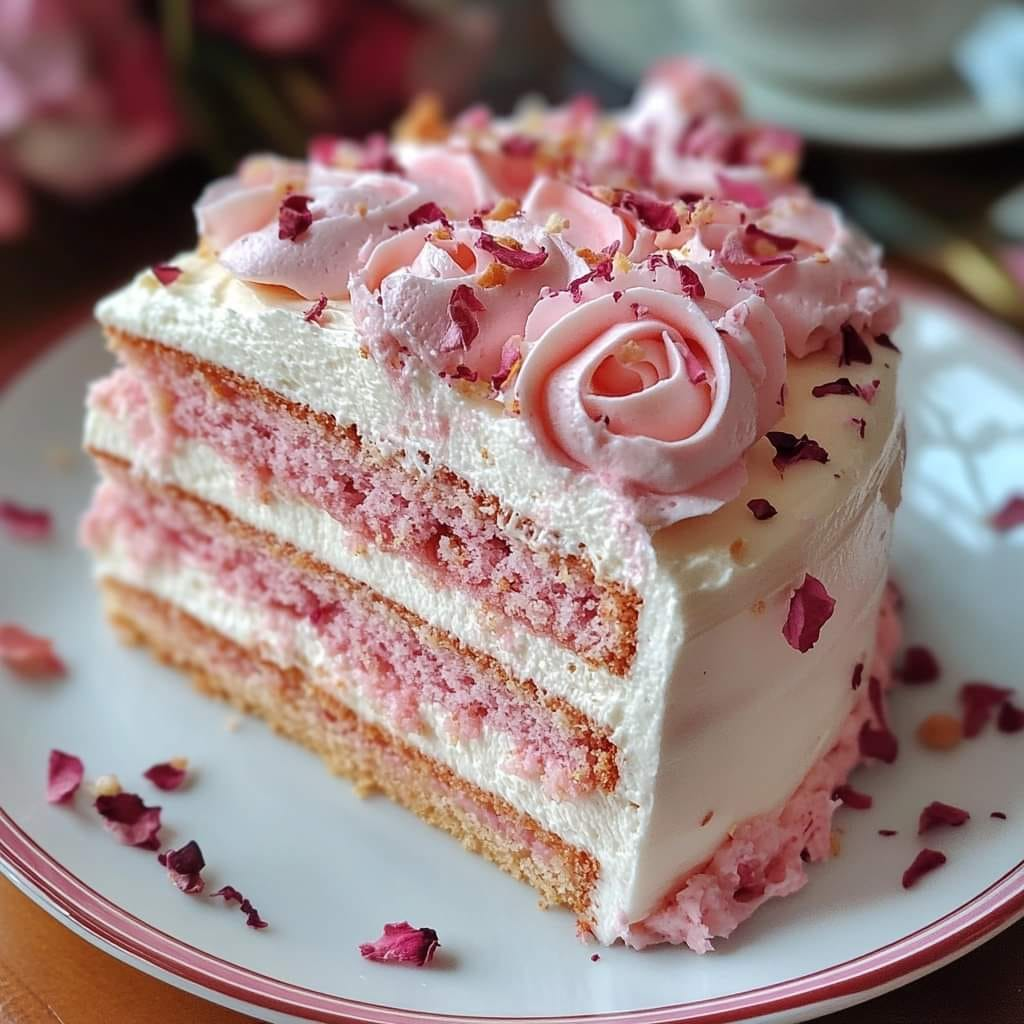 ROSE MILK LAYER CAKE