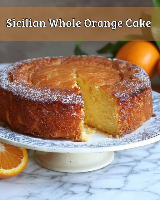 Sicilian Whole Orange Cake