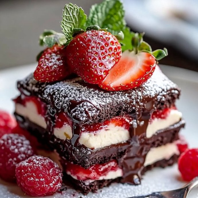 White Chocolate-Strawberry Tiramisu