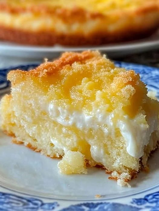 Best Lemon Cream Cheese Dump Cake