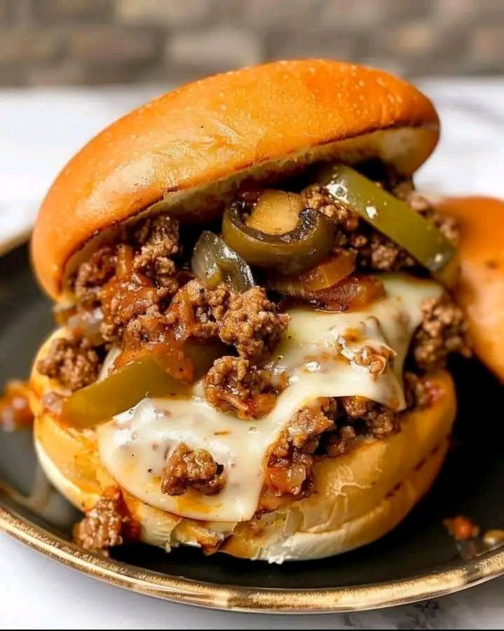 Philly Cheesesteak Sloppy Joes