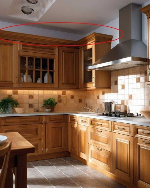 Most folks think the tops of kitchen cabinets are pointless Here’s how to properly use them