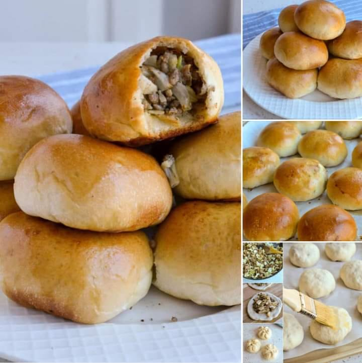 EASY RUNZAS – Rolls stuffed with Beef