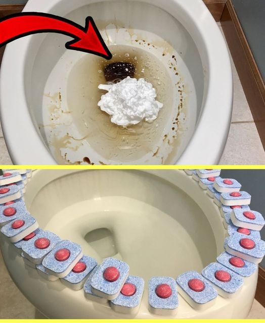 Toilet full of rust and limescale, forget about bleach: you can solve the problem in the kitchen