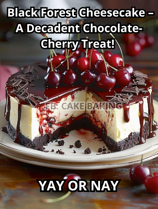 Black Forest Cheesecake A Decadent Chocolate Cherry Treat!