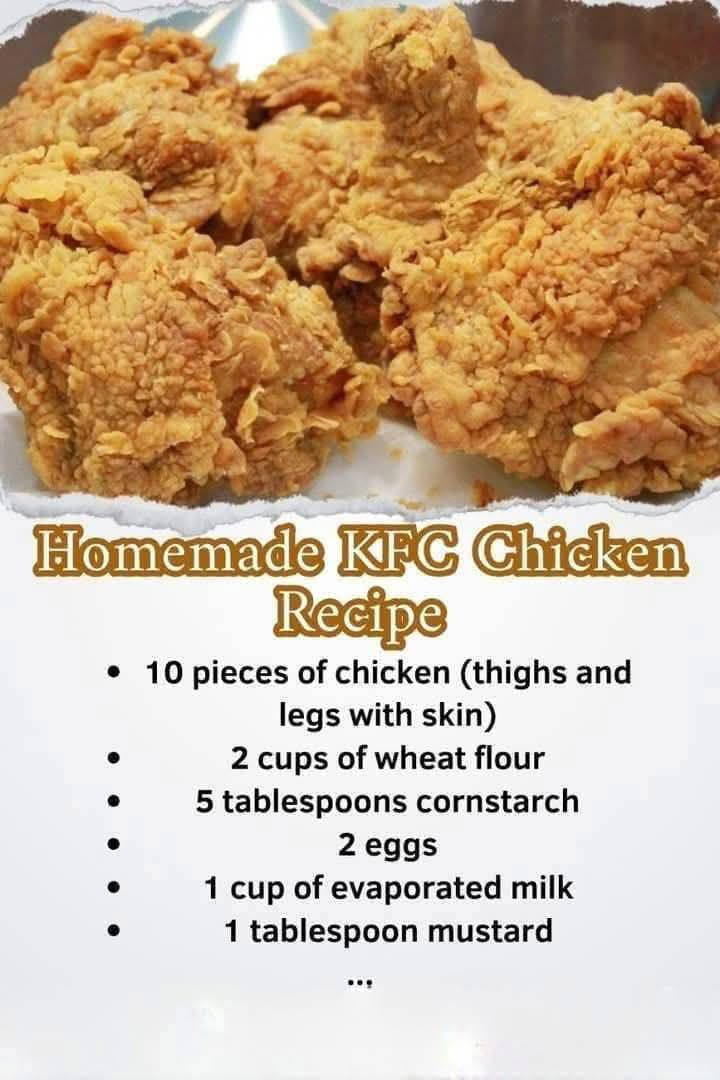 Homemade KFC Chicken Recipe