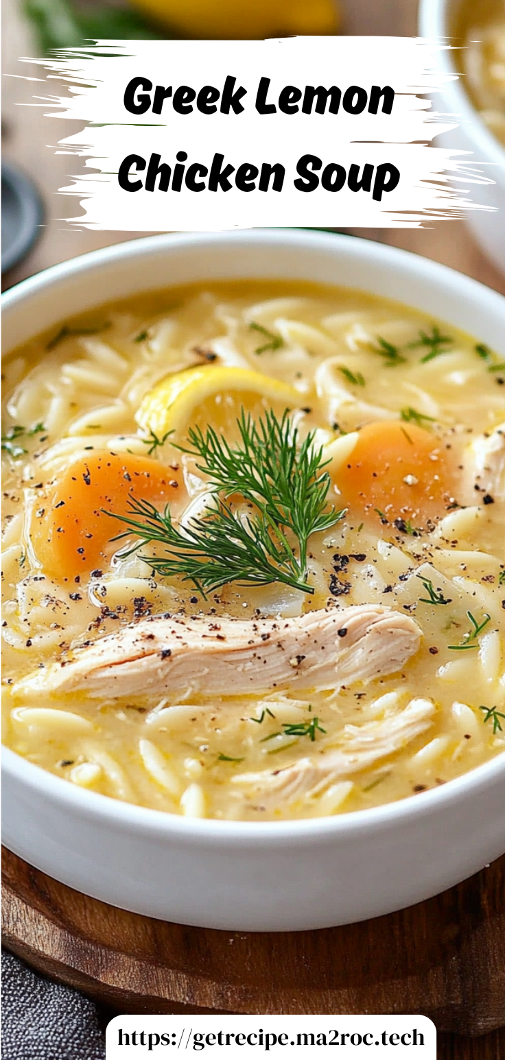 Greek Lemon Chicken Soup